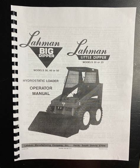 lahman skid steer hydraulic filter|lahman little dipper manual.